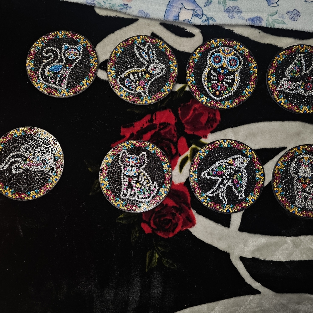 Day Of The Dead: Diamond Art Coaster Set